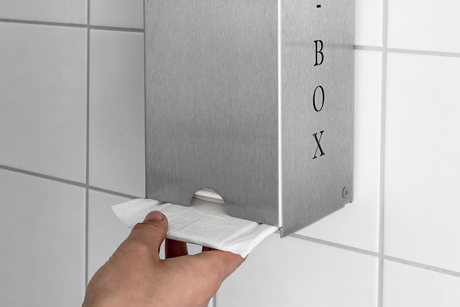 Damenbindenspender H-Box